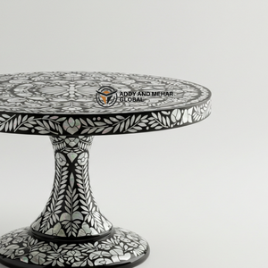 ฐานวางเค้ก/อุปกรณ์ทำขนม ประดับมุกดำหรูหรา งานฝีมือศิลปะ สำหรับใช้ในบ้านและงานต่างๆ - Product Image 2