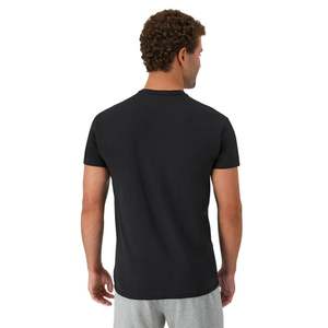 Haute qualité 100% coton t-shirts homme 2025 été t-shirts décontractés couleur unie Couple surdimensionné t-shirts noir blanc gris hauts de sport - Product Image 3