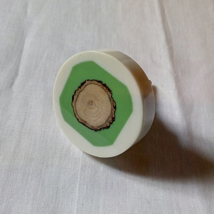 Bouton en laiton et résine et poignées de tiroir bouton de meuble bouton d'armoire et couleur bleu ciel à vendre écologique - Product Image 1