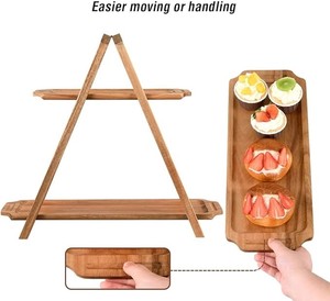 Wholesale Wooden <b>Cupcake</b> Dessert Display 3 Layer Cake <b>Stand</b> in High Quality in Bulk Rate - Product Image 3