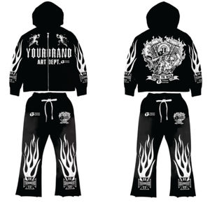 เสื้อฮู้ด2025สวมหัวผ้าฝ้าย100ตามสั่งสำหรับผู้ชายเสื้อฮู้ดผ้าฝ้ายผสมไรน์สโตนผู้ผลิตจากปากีสถาน - Product Image 5