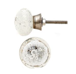 Perillas de cajón de gabinete de burbujas de cristal de calidad de exportación manija y tirador [CRK 129] - Product Image 1