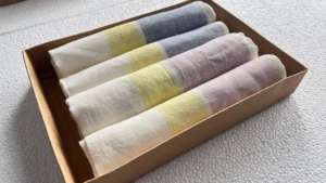 Luxury Custom Logo Printed Linen <b>Towel</b> Sets Boxed Cotton Woven <b>Towel</b> Gift Sets Wholesale Personalized Logo Boxes - Product Image 4