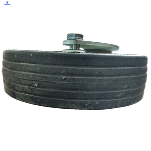 Roue de guidage de 8 pouces de style australien, à fixation par pince, tube nervuré de 50 mm, robuste, zinguée, pour <span class=keywords><strong>caravane</strong></span>, bateau, remorque - Product Image 4