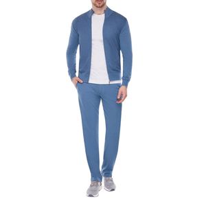 Conjunto Deportivo Casual de Invierno para Hombre de Alta Calidad, Transpirable, 100% Poliéster, Cálido, de Dos Piezas, para Clima Frío - Product Image 1