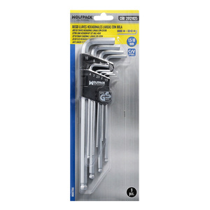 Jeu de clés Allen longues à 9 pièces avec embout sphérique - Product Image 6