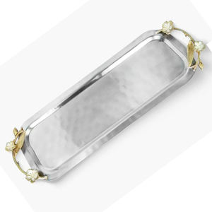 Bandejas de Servicio Decorativas de Metal de Aluminio de Tamaño Personalizado, Hechas a Mano, Ecológicas, para el Hogar, Comedor, Hotel, Ramadán - Product Image 4