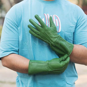 ถุงมือหนังคุณภาพสูงแบบกำหนดเอง สำหรับฤดูหนาว สวมใส่สบาย ระบายอากาศได้ดี ดีไซน์ใหม่ ปลอดภัยสำหรับมือ มีจำหน่าย - Product Image 3