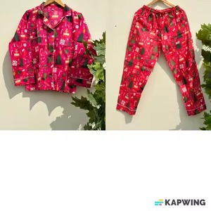 Conjunto de pijama de satén Premium para mujer, ropa de dormir elegante con ribete de encaje y ajuste ajustable, diseñado para noches románticas - Product Image 1