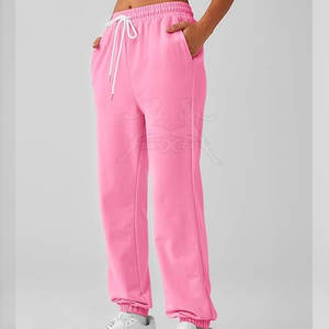 Pantalón de chándal Premium con tela suave y diseño informal clásico Pantalón de chándal de ajuste relajado con mezcla de algodón transpirable - Product Image 6