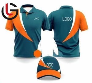 Camiseta de Golf Casual de Talla Grande para Hombre, de Secado Rápido, con Diseño Personalizado por Sublimación Digital, Tejida con 100% Algodón Orgánico y Spandex - Product Image 1