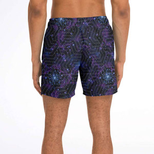 Short de bain à sublimation OEM ODM pour hommes imprimé vêtements d'été meilleur short pour hommes avec logo personnalisé à bas quantité minimale de commande à des prix abordables - Product Image 2