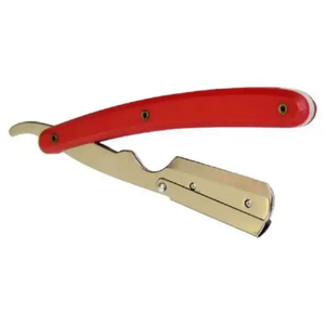 Rasoirs à cheveux pour barbier, rasoirs pliants à long manche en aluminium, rasoirs à barbe pour le soin des hommes, rasoirs de barbier - Product Image 3