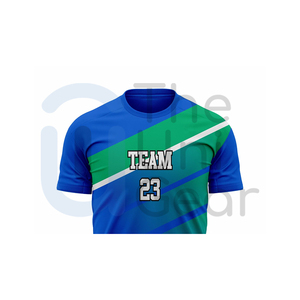 Vêtements de football personnalisés Fournisseur en vrac Vente en gros d'usine OEM Maillots de football en polyester Uniformes d'équipe Impression de logo Bas quantité minimale de commande Séchage rapide - Product Image 4