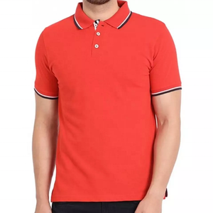 OEM แขนสั้นบุรุษโลโก้ที่กำหนดเองทำในบังคลาเทศผู้ชายเสื้อโปโลที่กำหนดเอง MOQ การออกแบบใหม่โรงงานผู้ผลิต - Product Image 1