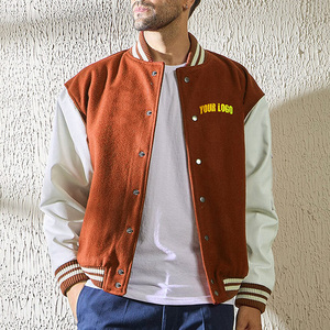 Custom High Quality Embroidery Stand Collar Waterproof Varsity <b>Baseball</b> <b>Bomber</b> <b>Jacket</b> for Men - Product Image 1