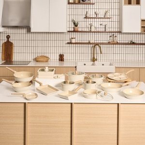TrueCook IH <b>Induction</b> Premium Beige Collection Cookware Set With Eco-Friendly Ceramic Coating - Product Image 1