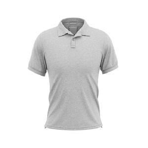 Nuevo diseño 100% algodón Turn Down Collar manga corta hombres estándar Polo camiseta calidad superior y precio barato - Product Image 2