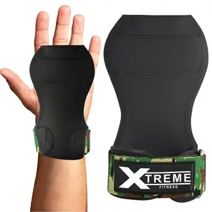 Golden Eagle Hand Grips Fingerless, Grips for Cross Training, Gym, Boxing, Weightlifting, Prevents Blisters and Tears