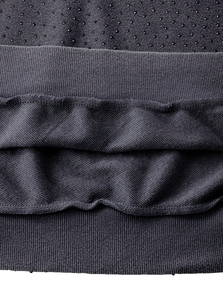 เสื้อฮู้ดซิปแบบมีซิปเต็มตัว ตกแต่งด้วยคริสตัล  ทรงโอเวอร์ไซส์ ผ้าฟลีซ อุ่นสบาย สไตล์สตรีทแวร์  รับผลิตแบบ OEM - Product Image 5