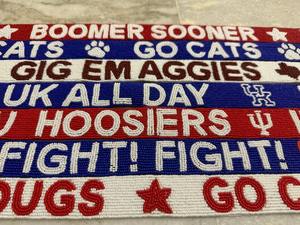 สายสะพายลูกปัดทันสมัยพร้อมหัวเข็มขัดปรับได้ ลวดลายสีสันสวยงาม เหมาะสำหรับกระเป๋าถือและกระเป๋าสะพายของผู้หญิงที่มีสไตล์ - Product Image 4