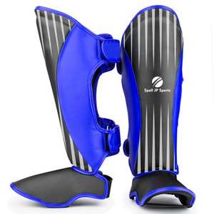 Protège-tibias personnalisé de style nouveau, vente chaude, meilleure qualité, protège-tibias et protège-pieds imprimés, cuir véritable, protège-tibias de Muay Thai - Product Image 2