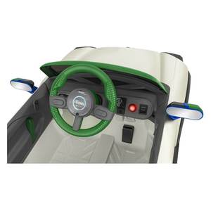 ESPIDKO Mini Aceman, Auto Eléctrico de Juguete con Control Remoto, 12V, Litio, 109x57cm, Blanco, 42749 - Product Image 3