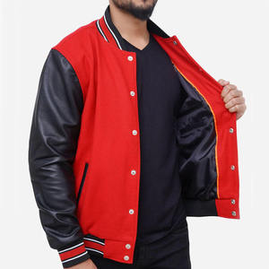 Vestes universitaires personnalisées pour hommes, logo personnalisé, streetwear, broderie, vestes de baseball pour hommes, veste d'hiver, lettermen - Product Image 1