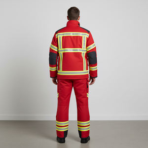 Gilet de sécurité haute visibilité personnalisé OEM 2025, 2 tons, classe 2 ANSI, LED clignotante, polyester, pour hommes - Product Image 2