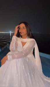 NUEVO DISEÑADOR VERANO TRABAJO PESADO GEORGETTE VESTIDO CON DUPATTA - Product Image 3