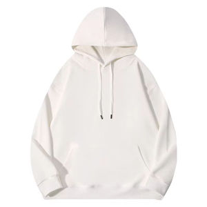 Sudadera con Capucha de Algodón de Manga Larga Informal Personalizada para Hombre, Sudadera con Capucha de Color Sólido Estampada de Moda para Otoño - Product Image 1