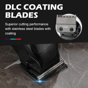 Kit de Corte de Pelo con Cuchilla en T Recargable por USB, Cortadora de Pelo Eléctrica Ajustable para Hombre, Pantalla LED, Resistente al Agua IPX7, para Uso en Casa y Hotel - Product Image 2