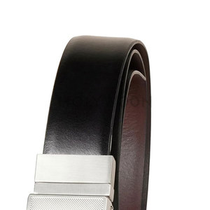 Cinturones de Cuero Vacuno Casuales Ejecutivos para Hombre, Diseño de Hebilla Elegante, Impermeables y Ligeros para Reuniones de Negocios y Uso en la Oficina - Product Image 6