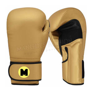 Guantes de Boxeo de Primera Calidad Personalizables con Cordones, en Cuero Vacuno Genuino, para Entrenamiento de Artes Marciales y Fitness - Product Image 1