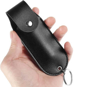 Llavero Porta Spray de Pimienta de Cuero de Moda, Bolsa de Spray de Seguridad de Material PU Duradero con Cierre a Presión para Protección Personal de Mujeres - Product Image 4