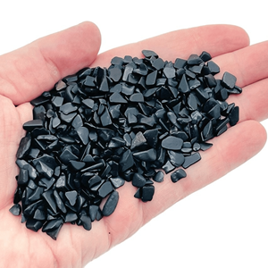 Vente en gros de chips de shungite pierre naturelle lapidaire décorative pour la fabrication de bijoux approvisionnement en vrac Chine - Product Image 2