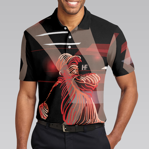 Polos de Golf Personalizados Sublimados para Hombre, de Alta Calidad, OEM, Impresos, Transpirables, de Secado Rápido, 100% Poliéster, Corte Ajustado - Product Image 5