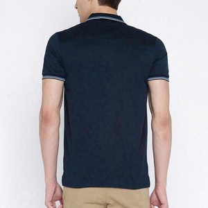 Personnalisable de haute qualité respirant hommes polos réguliers hommes T-shirts à manches courtes 100% coton pour l'été - Product Image 2