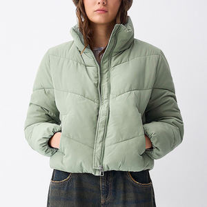 Nouvelle veste d'hiver décontractée pour femmes, doudoune respirante avec fermeture éclair, veste à bulles personnalisée pour femmes - Product Image 1