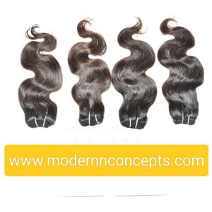 100% cutícula virgen cruda alineada sin procesar proveedor de paquetes naturales Bodywave Temple extensiones de cabello humano vietnamita - Product Image 2