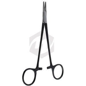 คีมหนีบสแตนเลสขนาด6.14นิ้วคีมสำหรับการผ่าตัดที่จับสีดำ - Product Image 5