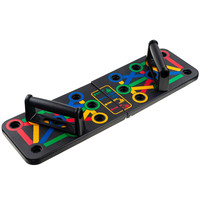 Planche d'exercices multifonctionnelle pliable 14-en-1 Martom AF18 pour pompes, en ABS, pour entraînement à domicile, fitness adulte