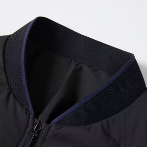 Veste bomber d'aviateur pour homme en coton rembourré de qualité supérieure OEM 2025, streetwear viral, imperméable, col baseball, coupe-vent, grande taille - Product Image 4