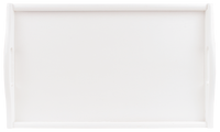 Table de lit pliante en bois Efo Brand avec pieds en hêtre de qualité supérieure, blanche, fabriquée en Pologne