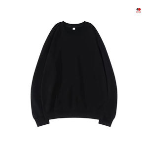 Sudadera con capucha de diseño personalizado, pesada y sólida, con media cremallera, para hombre, de ajuste holgado, transpirable, para otoño. - Product Image 3