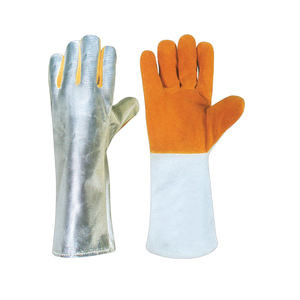 Guantes de seguridad modernos y cómodos Guantes de soldadura de cuero de gamuza de lujo de nueva moda con funcionalidad de elegancia de estilo clásico combinada - Product Image 1