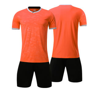 Conjunto de Uniforme de Fútbol para Hombre, 100% Poliéster, Secado Rápido, Transpirable, Media Manga, Venta al Por Mayor - Product Image 5