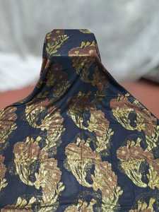 The Timeless Tradition Somalin Latest Fransawi Dirac With Abstract Pattern Breathable Anti-Static Chiffon <b>Fabric</b> For Regularwear - Product Image 6