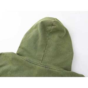 Cómodas sudaderas con capucha térmicas de lavado ácido para hombre Otoño Invierno sudaderas con capucha de lavado ácido Premium 100% sudaderas con capucha de lavado ácido de algodón - Product Image 2