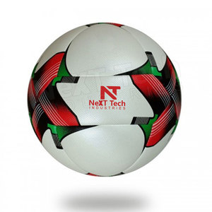 New High Quality Custom PVC <b>Leather</b> <b>Football</b> Soccer Balls Training Hybrid Size 5 <b>Football</b> Ball - Product Image 5